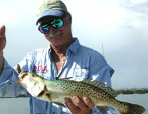 Trout guide Mark Nichols, DOA Lures