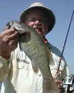 Smallmouth bass and Larry Larsen