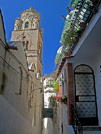 Streets in Amalfi Coast
