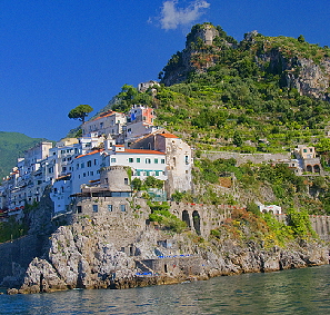 Beautiful Amalfi coastline
