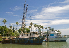 Old Fishing Boats at Fishery