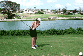 Barbados G.C. - water ball!